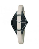  Shop Authentic Calvin Klein Rebel Cream Black Dial Cream Leather Strap Watch for Women - K8P237X1 - Luxxuri