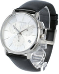  Shop Authentic Calvin Klein Posh Silver Dial Black Leather Strap Watch for Men - K8Q371C6 - Luxxuri