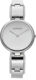  Shop Authentic Calvin Klein Wavy Silver Dial Silver Steel Strap Watch for Women - K9U23146 - Luxxuri