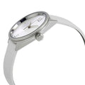  Shop Authentic Calvin Klein Accent Silver Dial White Leather Strap Watch for Women - K2Y2Y1KW - Luxxuri