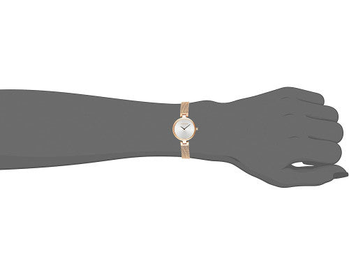  Shop Authentic Calvin Klein Authentic Silver Dial Rose Gold Mesh Bracelet Watch for Women - K8G23626 - Luxxuri