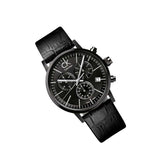  Shop Authentic Calvin Klein Post Minimal Chronograph Black Dial Black Leather Strap Watch for Men - K7627401 - Luxxuri
