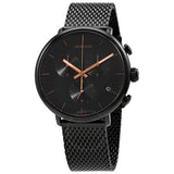  Shop Authentic Calvin Klein High Noon Black Dial Black Mesh Bracelet Watch for Women - K8M27421 - Luxxuri