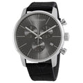  Shop Authentic Calvin Klein City Chronograph Black Dial Black Leather Strap Watch for Men - K2G271C3 - Luxxuri