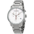  Shop Authentic Calvin Klein City Chronograph White Dial Silver Steel Strap Watch for Men - K2G271Z6 - Luxxuri