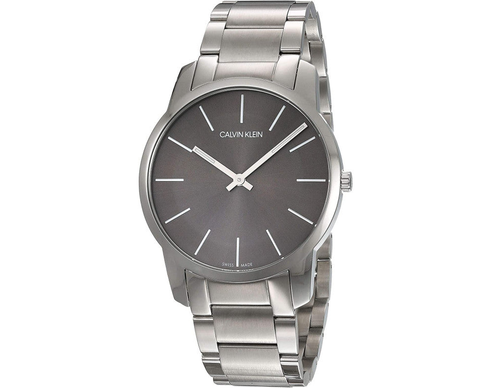  Shop Authentic Calvin Klein City Black Dial Silver Steel Strap Watch for Men - K2G21161 - Luxxuri
