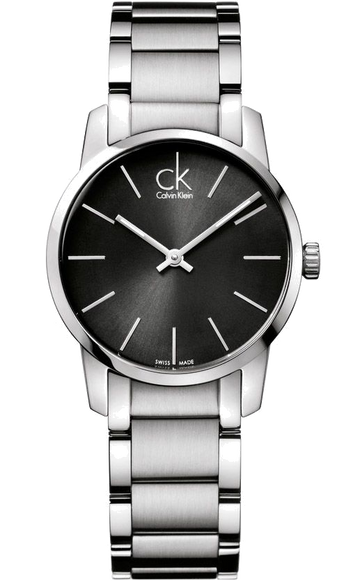  Shop Authentic Calvin Klein City Grey Dial Silver Steel Strap Watch for Women - K2G23161 - Luxxuri