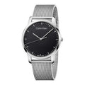  Shop Authentic Calvin Klein City Chronograph Black Dial Silver Mesh Bracelet Watch for Men - K2G2G121 - Luxxuri
