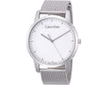  Shop Authentic Calvin Klein City Chronograph White Dial Silver Mesh Bracelet Watch for Men - K2G2G126 - Luxxuri