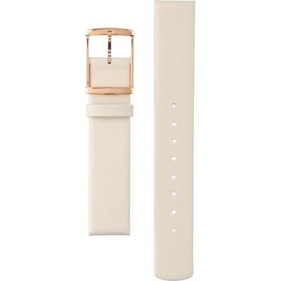 Calvin Klein Glam Transparent Dial Beige Leather Strap Watch for Women - K9423162