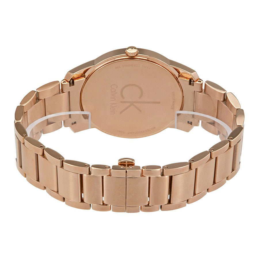  Shop Authentic Calvin Klein City White Mother of Pearl Dial Rose Gold Steel Strap Watch for Women - K2G23646 - Luxxuri