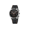  Shop Authentic Calvin Klein City Chronograph Black Dial Black Leather Strap Watch for Men - K2G271C1 - Luxxuri