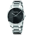  Shop Authentic Calvin Klein City Chronograph Black Dial Silver Steel Strap Watch for Men - K2G2G14Y - Luxxuri