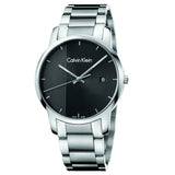  Shop Authentic Calvin Klein City Chronograph Black Dial Silver Steel Strap Watch for Men - K2G2G14Y - Luxxuri