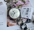  Shop Authentic Calvin Klein Dainty Silver Dial Silver Steel Strap Watch for Women - K7L23146 - Luxxuri