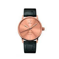  Shop Authentic Calvin Klein Post Minimal Rose Gold Dial Black Leather Strap Watch for Men - K7621201 - Luxxuri