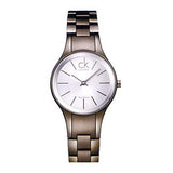  Shop Authentic Calvin Klein Simplicity Silver Dial Grey Steel Strap Watch for Women - K4323620 - Luxxuri