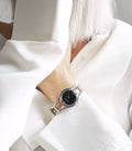  Shop Authentic Calvin Klein Class Black Dial Silver Steel Strap Watch for Women - K6R23121 - Luxxuri
