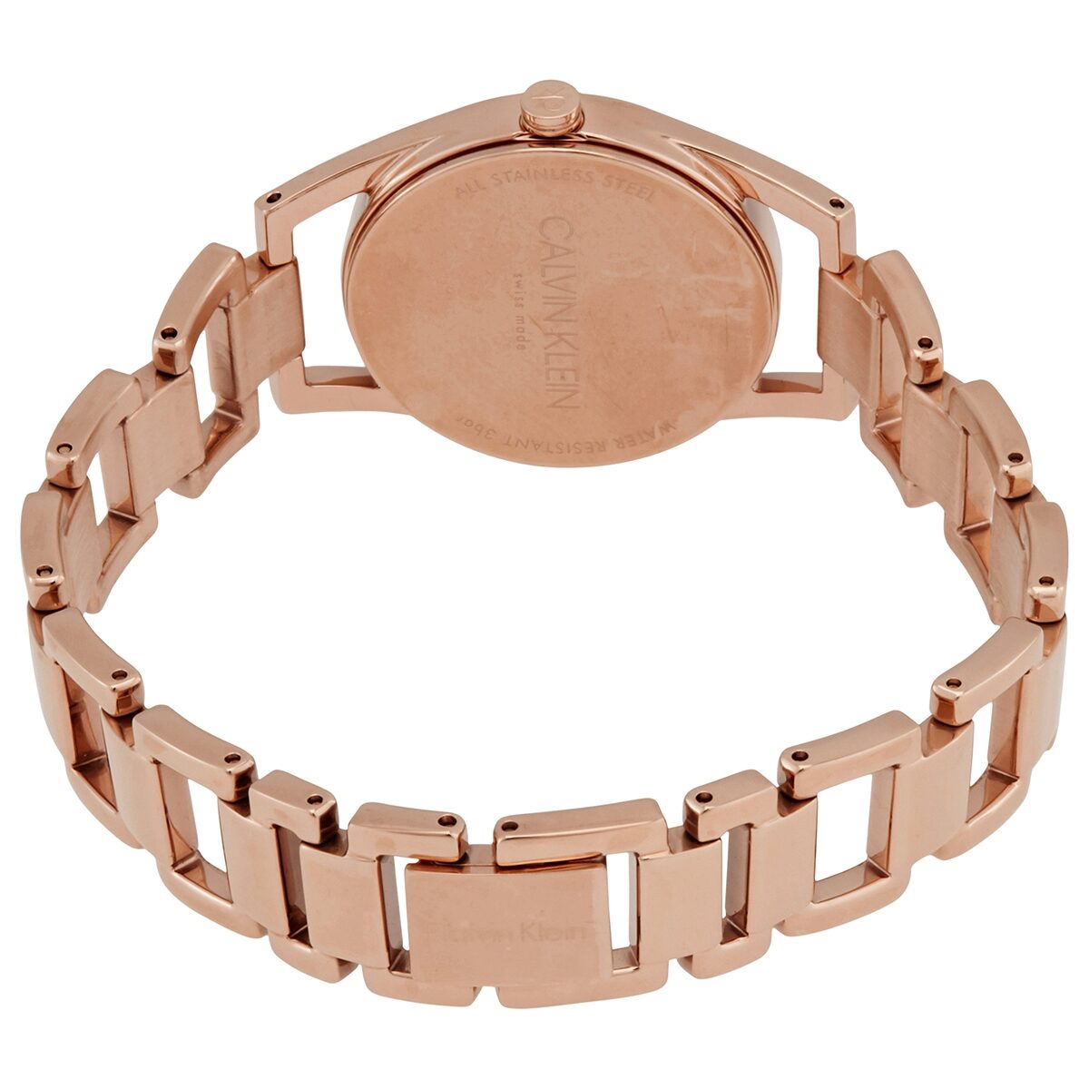  Shop Authentic Calvin Klein Dainty Diamonds Silver Dial Rose Gold Steel Strap Watch for Women - K7L2364T - Luxxuri