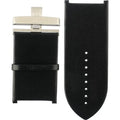  Shop Authentic Calvin Klein Glam Transparent Dial Black Leather Strap Watch for Women - K9423107 - Luxxuri