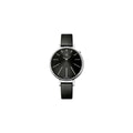  Shop Authentic Calvin Klein Equal Black Dial Black Leather Strap Watch for Women - K3E231C1 - Luxxuri