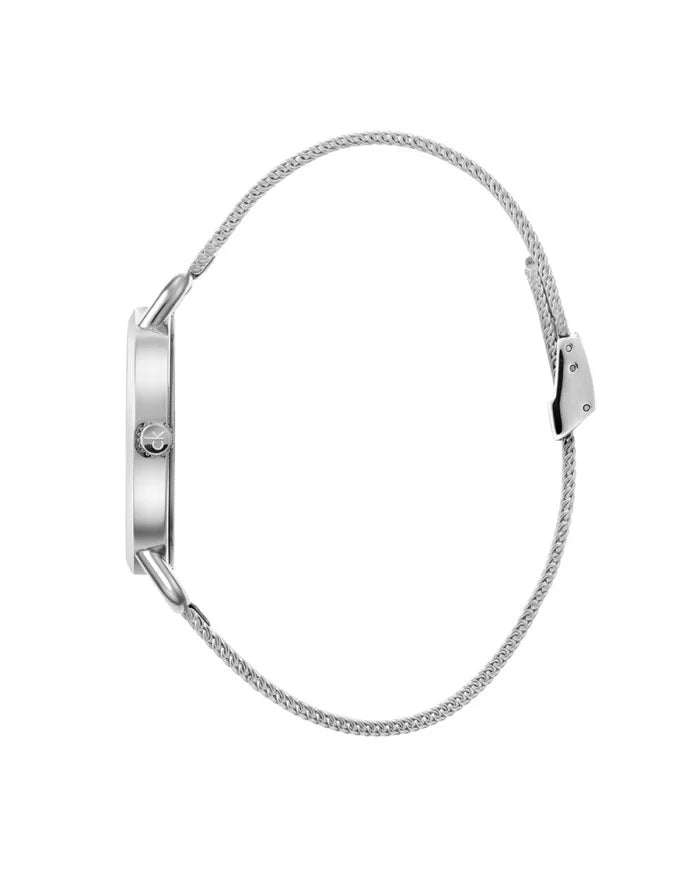  Shop Authentic Calvin Klein Even Black Dial Silver Mesh Bracelet Watch for Women - K7B21121 - Luxxuri