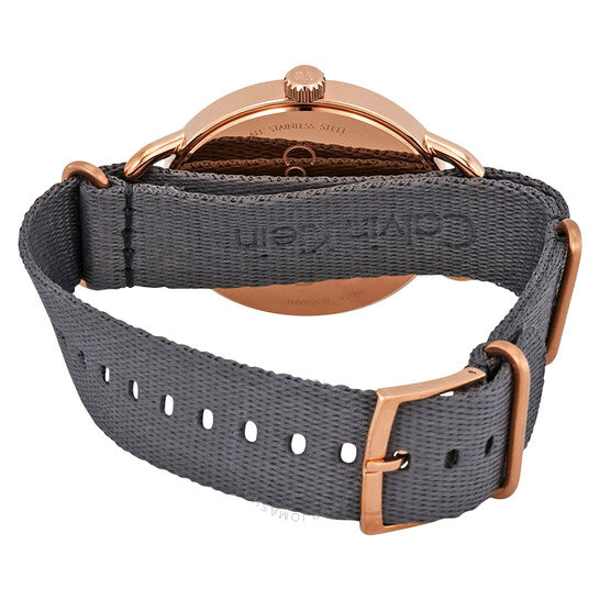  Shop Authentic Calvin Klein Even Grey Dial Grey NATO Strap Watch for Men - K7B216P3 - Luxxuri
