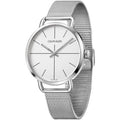  Shop Authentic Calvin Klein Even White Dial Silver Mesh Bracelet Watch for Women - K7B23126 - Luxxuri