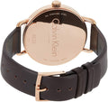  Shop Authentic Calvin Klein Even Grey Dial Brown Leather Strap Watch for Women - K7B216G3 - Luxxuri