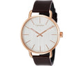  Shop Authentic Calvin Klein Even Silver Dial Brown Leather Strap Watch for Men - K7B216G6 - Luxxuri