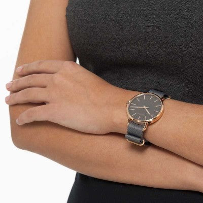  Shop Authentic Calvin Klein Even Grey Dial Grey NATO Strap Watch for Men - K7B216P3 - Luxxuri