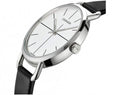  Shop Authentic Calvin Klein Posh Silver Dial Black Leather Strap Watch for Men - K8Q311C6 - Luxxuri