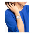  Shop Authentic Calvin Klein Even White Dial Rose Gold Mesh Bracelet Watch for Women - K7B23626 - Luxxuri