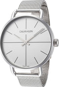  Shop Authentic Calvin Klein Even White Dial Silver Mesh Bracelet Watch for Women - K7B23126 - Luxxuri