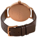  Shop Authentic Calvin Klein Even Grey Dial Brown Leather Strap Watch for Women - K7B216G3 - Luxxuri