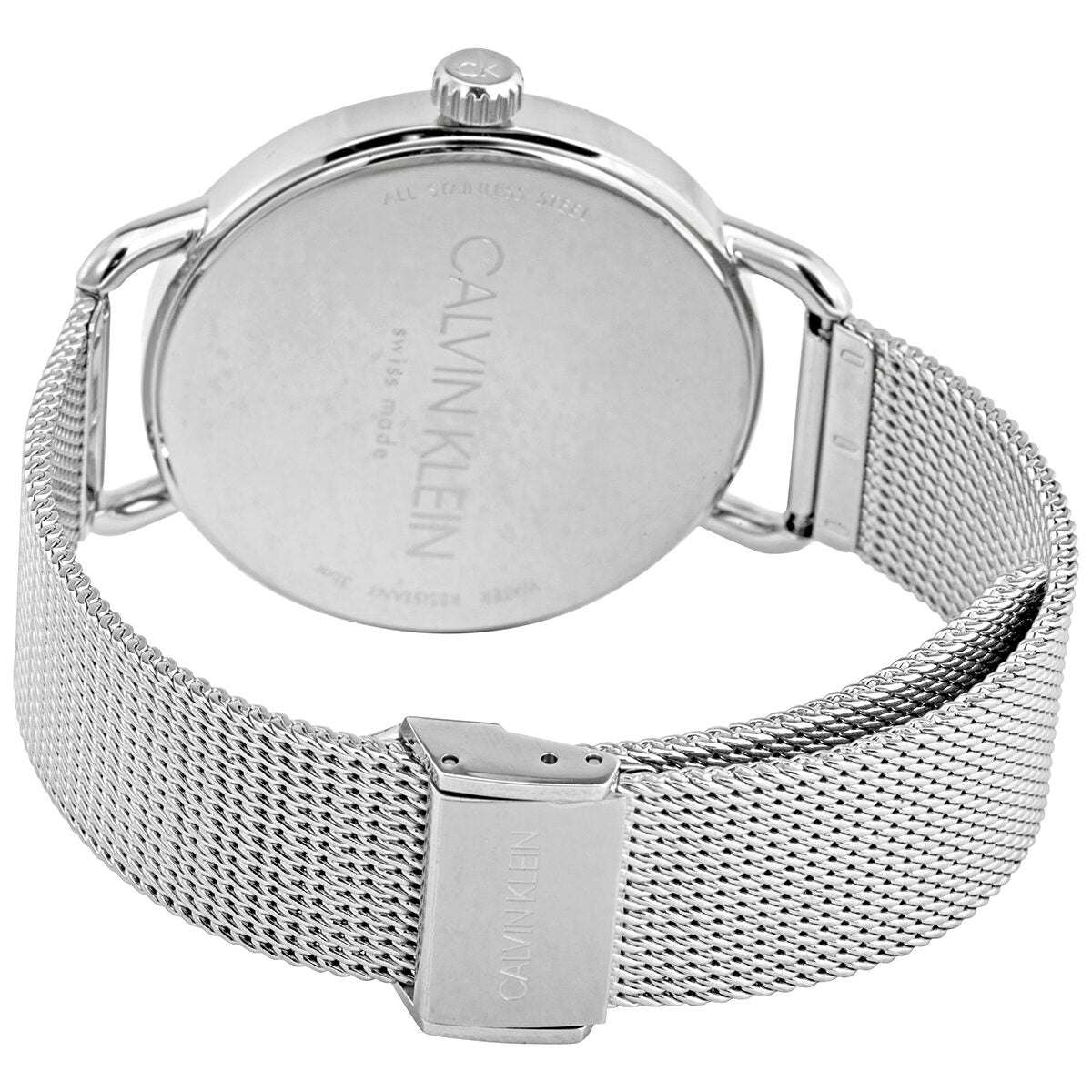  Shop Authentic Calvin Klein Even Quartz White Dial Silver Steel Strap Watch for Women - K7B21126 - Luxxuri