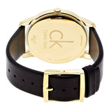  Shop Authentic Calvin Klein City Silver Dial Black Leather Strap Watch for Men - K2G21520 - Luxxuri
