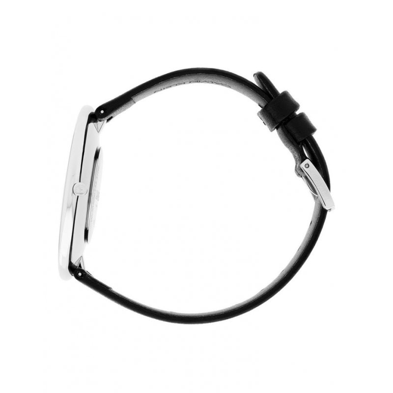  Shop Authentic Calvin Klein Full Moon Black Dial Black Leather Strap Watch for Women - K8Y231C1 - Luxxuri