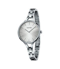  Shop Authentic Calvin Klein Graphic White Dial Silver Steel Strap Watch for Women - K7E23146 - Luxxuri