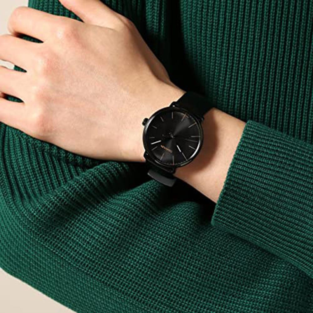  Shop Authentic Calvin Klein High Noon Quartz Black Dial Black Mesh Bracelet Watch for Men - K8M21421 - Luxxuri