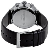  Shop Authentic Calvin Klein High Noon Chronograph Blue Dial Black Leather Strap Watch for Men - K8M271CN - Luxxuri