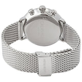  Shop Authentic Calvin Klein High Noon Silver Dial Silver Mesh Bracelet Watch for Men - K8M27126 - Luxxuri