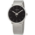  Shop Authentic Calvin Klein High Noon Black Dial Silver Mesh Bracelet Watch for Men - K8M21121 - Luxxuri