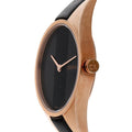  Shop Authentic Calvin Klein Rebel Black Dial Black Leather Strap Watch for Women - K8P236C1 - Luxxuri