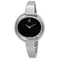  Shop Authentic Calvin Klein Impetuous Black Dial Silver Steel Strap Watch for Women - K4F2N111 - Luxxuri
