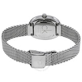  Shop Authentic Calvin Klein Incentive Black Dial Silver Mesh Bracelet Watch for Women - K3P23121 - Luxxuri
