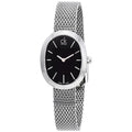  Shop Authentic Calvin Klein Incentive Black Dial Silver Mesh Bracelet Watch for Women - K3P23121 - Luxxuri