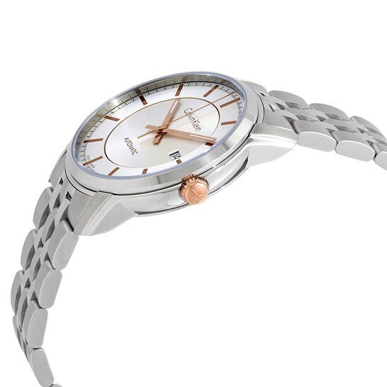  Shop Authentic Calvin Klein Infinity Silver Dial Silver Steel Strap Watch for Men - K5S34B46 - Luxxuri