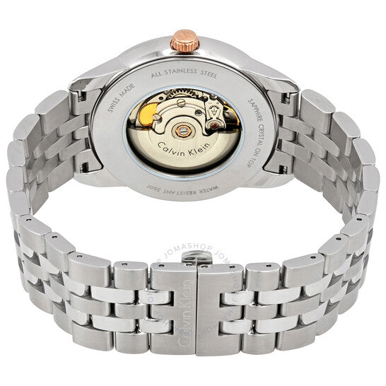  Shop Authentic Calvin Klein Infinity Silver Dial Silver Steel Strap Watch for Men - K5S34B46 - Luxxuri