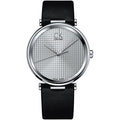  Shop Authentic Calvin Klein Sight Silver Dial Black Leather Strap Watch for Men - K1S21120 - Luxxuri